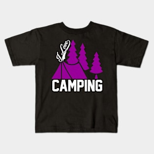 I Love Camping T Shirt For Women Men Kids T-Shirt